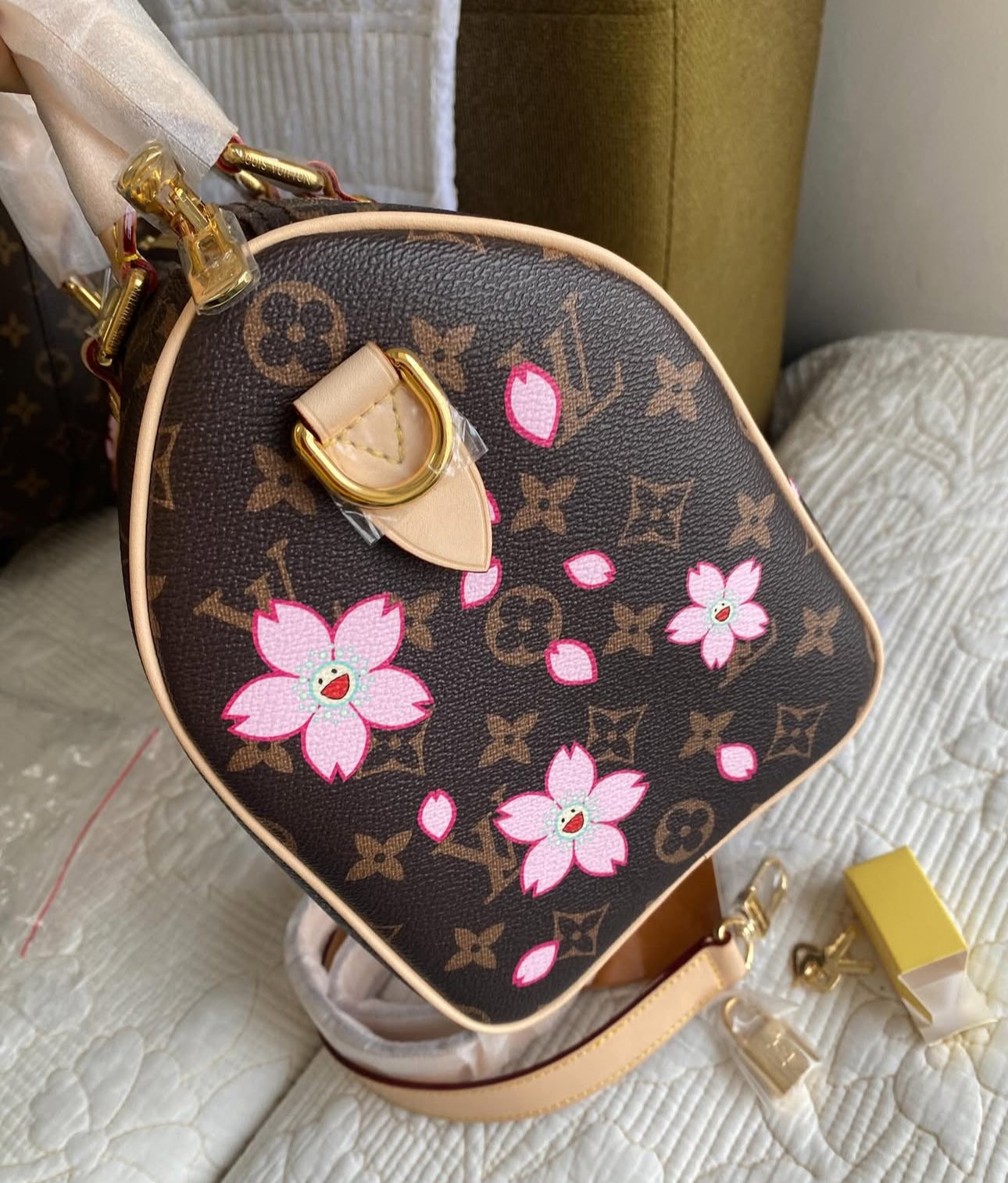LV x TM Blossom Speedy Bandoulière 25