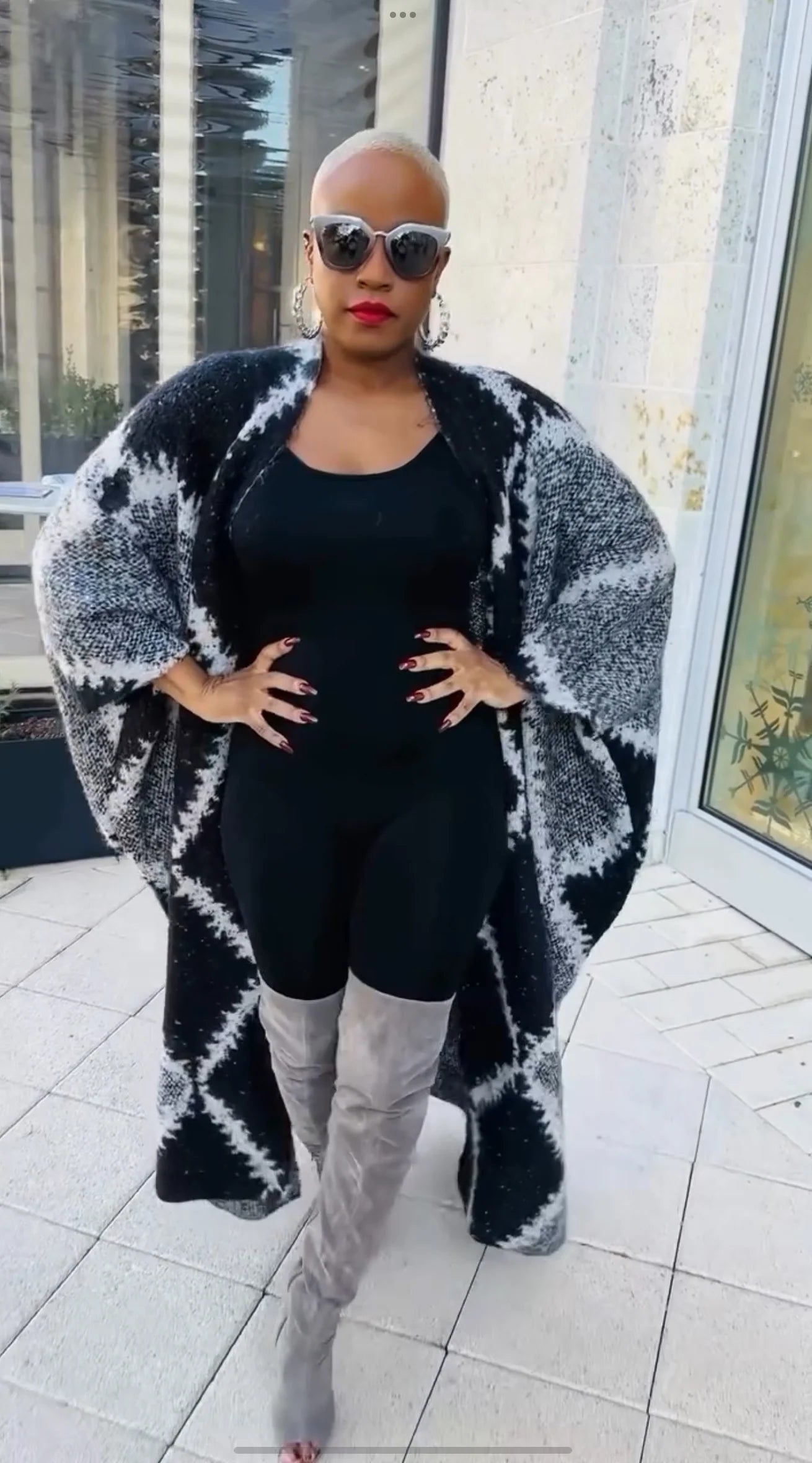 Midnight Marble | Cardigan Kimono Duster **PREORDER** SHIPS IN 10-15 BUSINESS DAYS FROM ORDER DATE