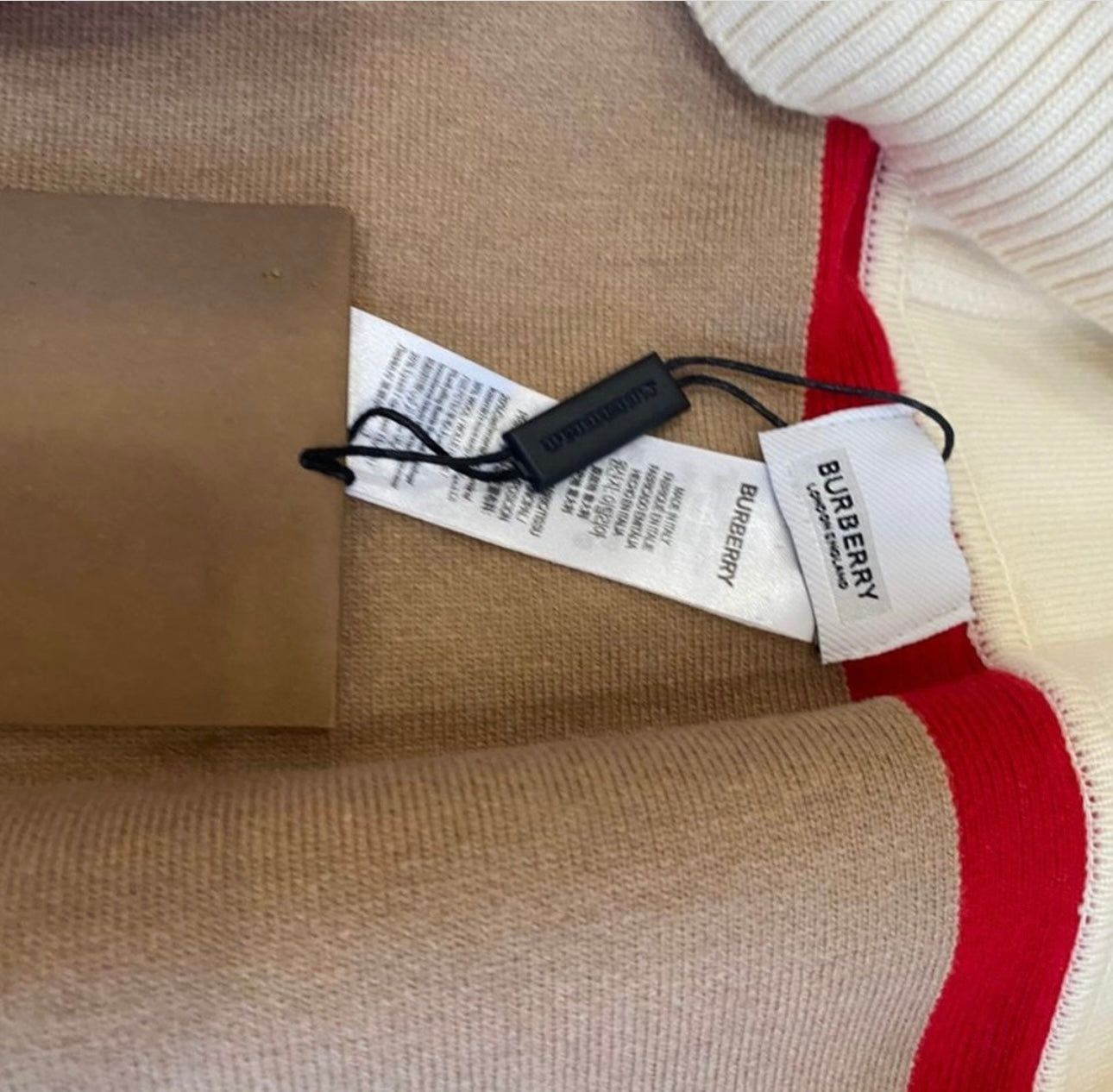 TB Logo Hooded Scarf Shawl