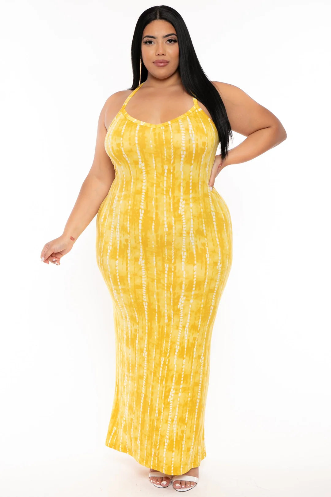 $20 DRESS | Splatter Tank Bodycon Maxi Dress (4 COLORS) SMALL-3X
