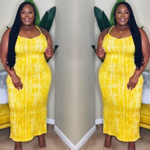 $20 DRESS | Splatter Tank Bodycon Maxi Dress (4 COLORS) SMALL-3X