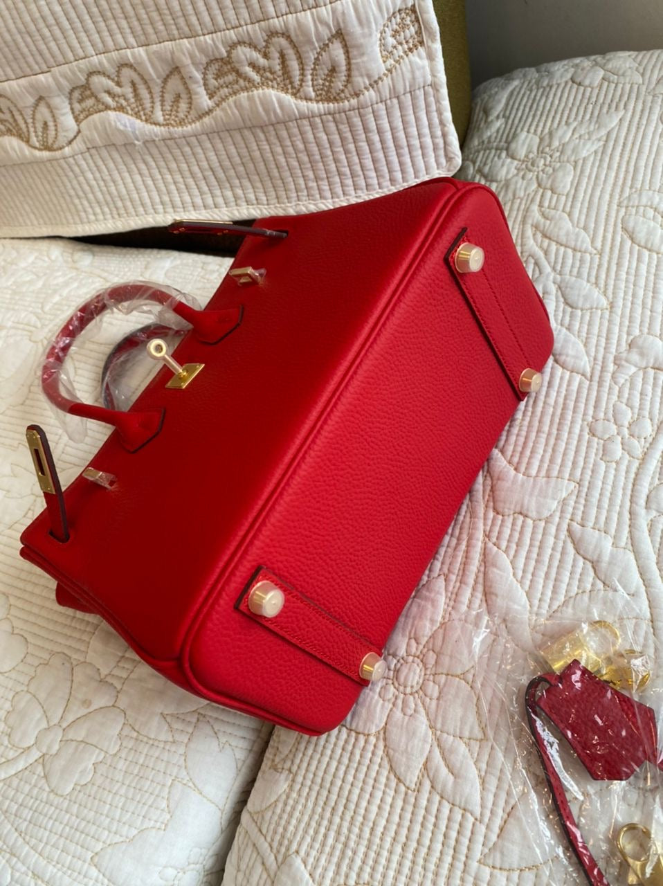 Birkin 25 Red