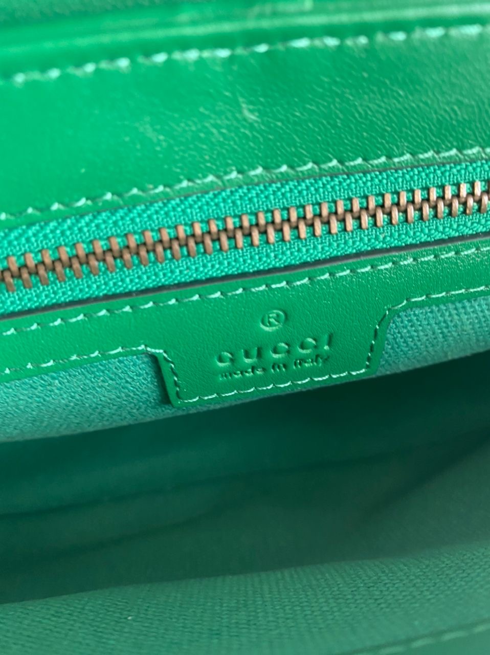 Sac à bandoulière Marmont en velours vert
