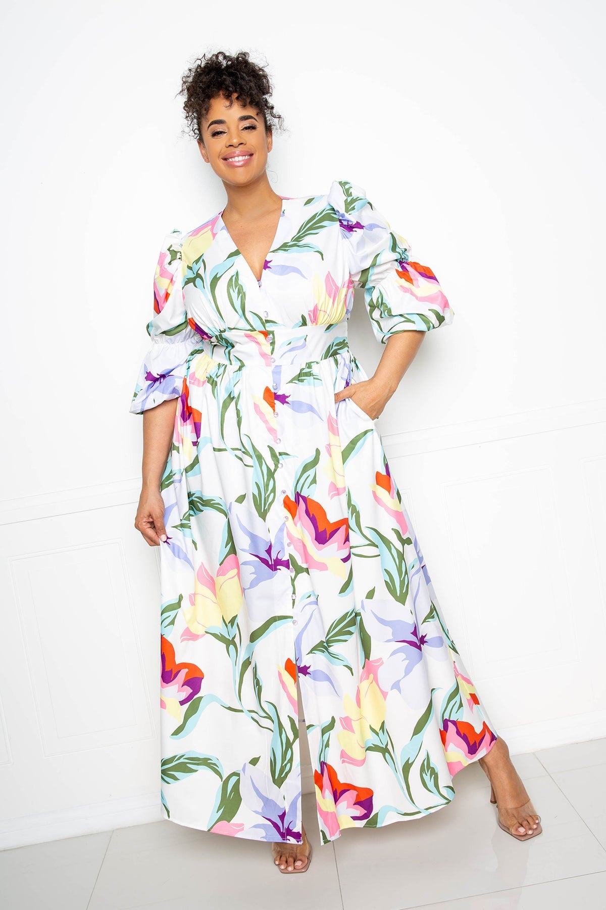 Button Down Day Dress