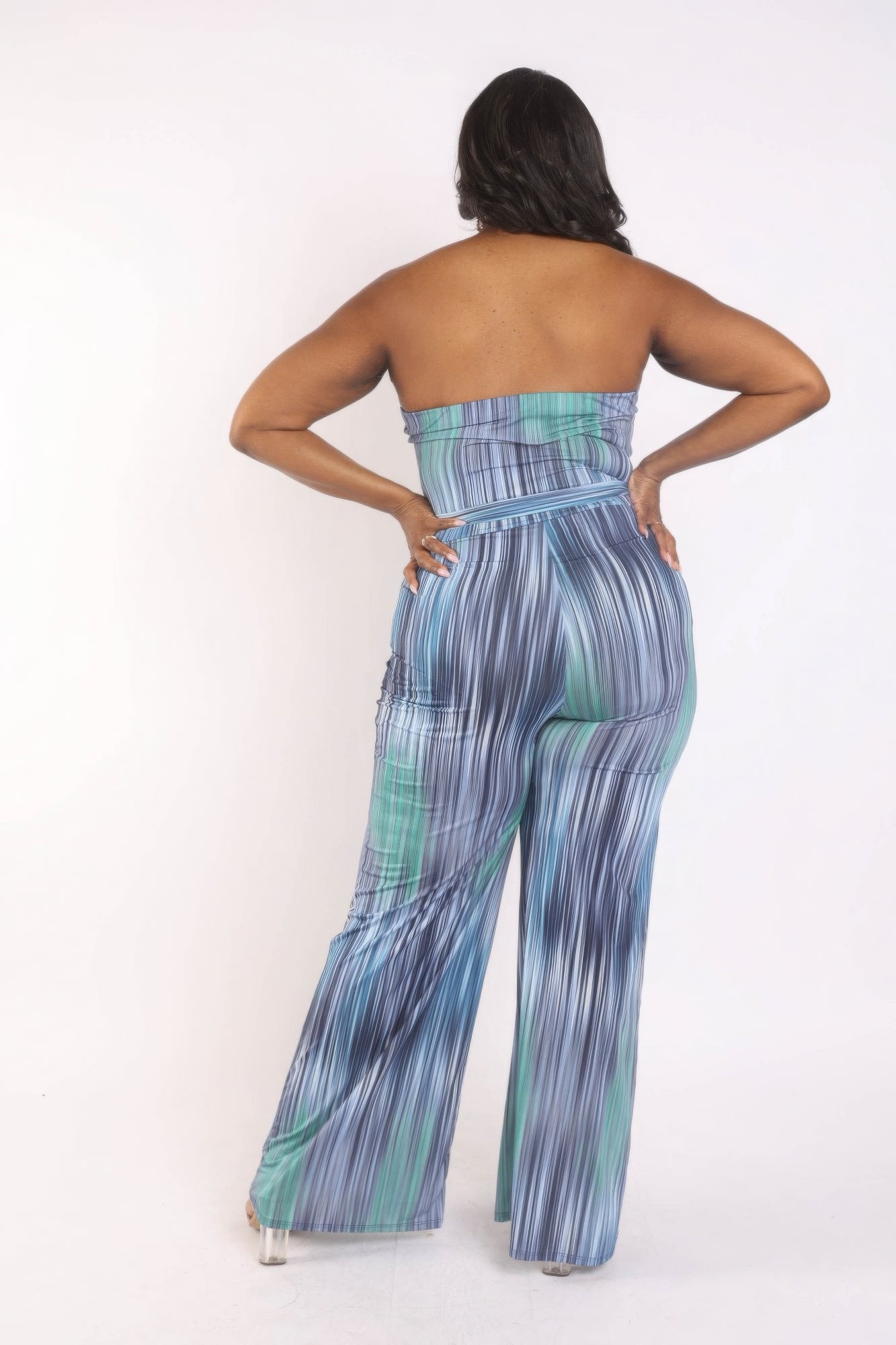 Yummy Jumpsuit With Self Belt (3X ONLY)