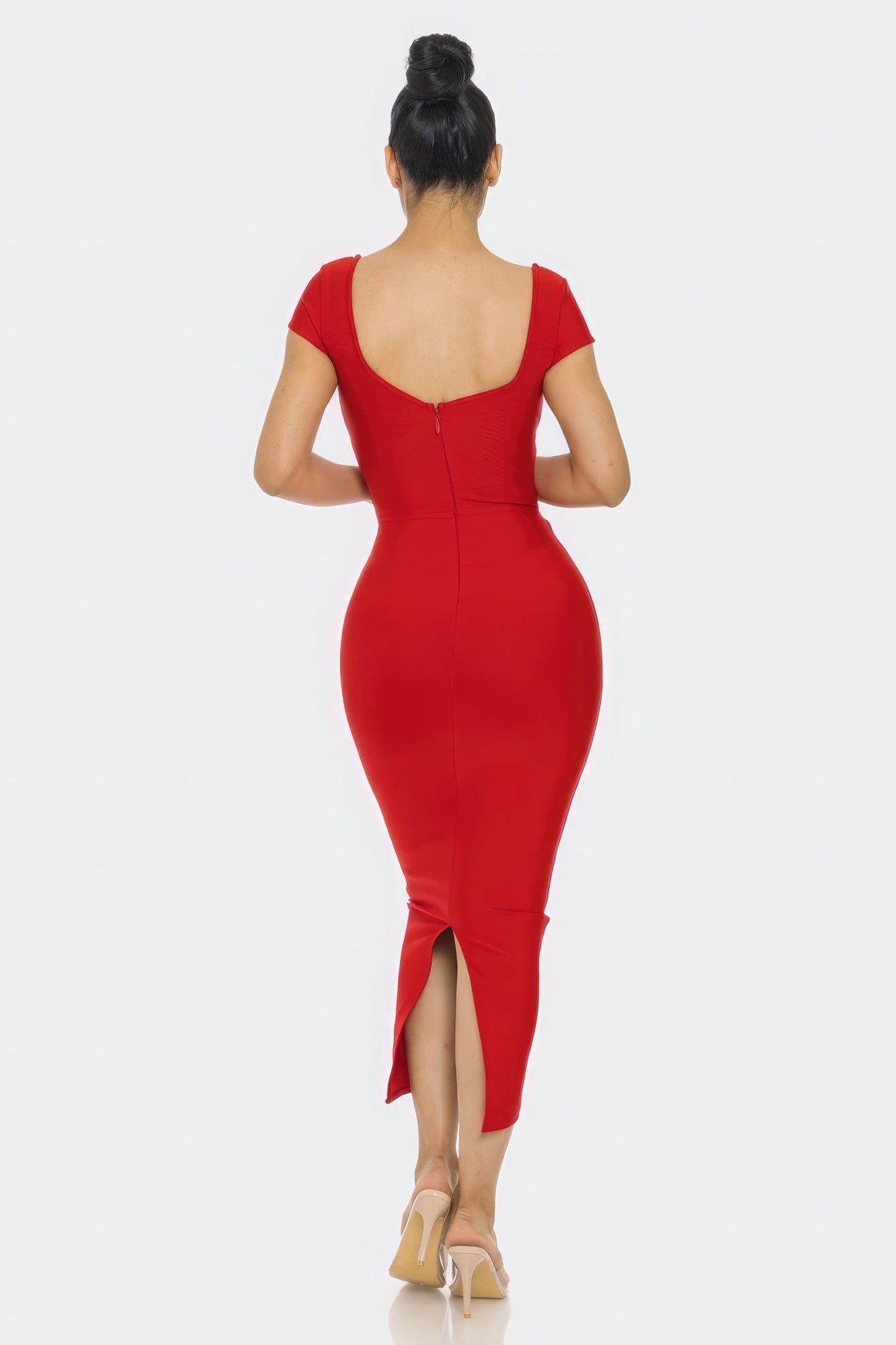 OPEN ME UP | Bandage Midi Dress (2 COLORS)