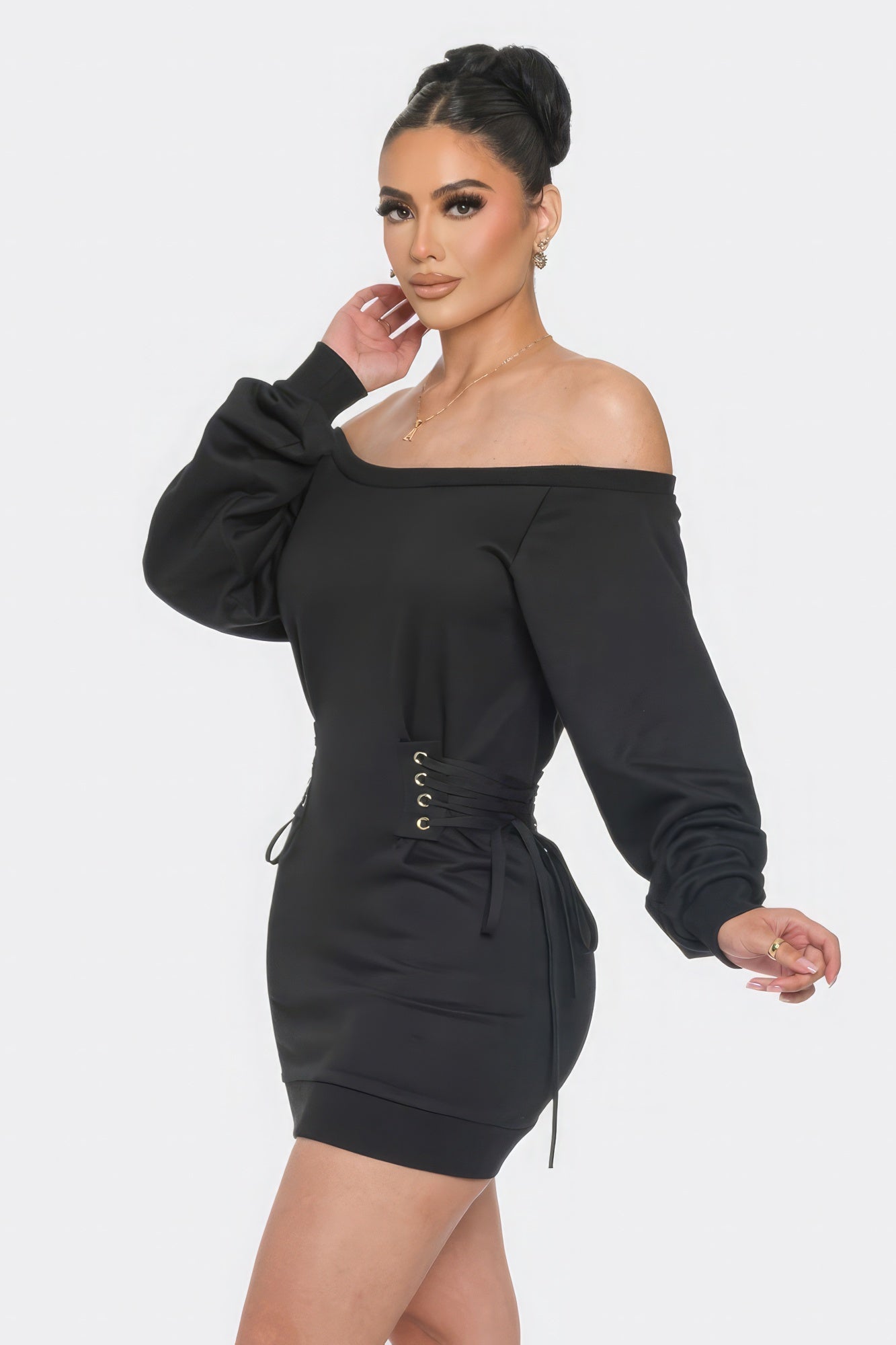 TIE ME UP | Off the Shoulder Dress