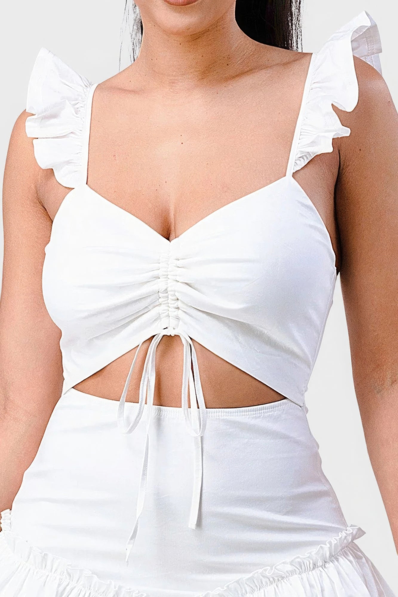 Sweetheart Ruffle Flutter Dress (3 Colors)