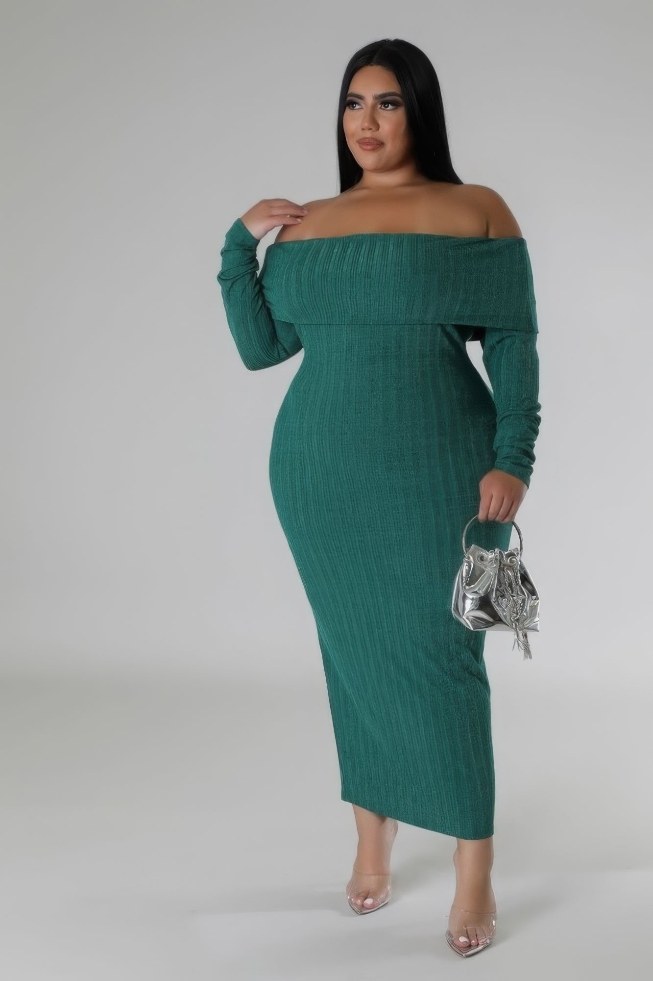 WELCOME ME | Off Shoulders Stretch Dress (3 COLORS)