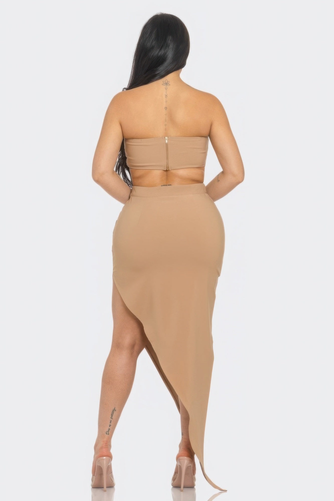 Buckle Down | Belt Top And Skirt Set