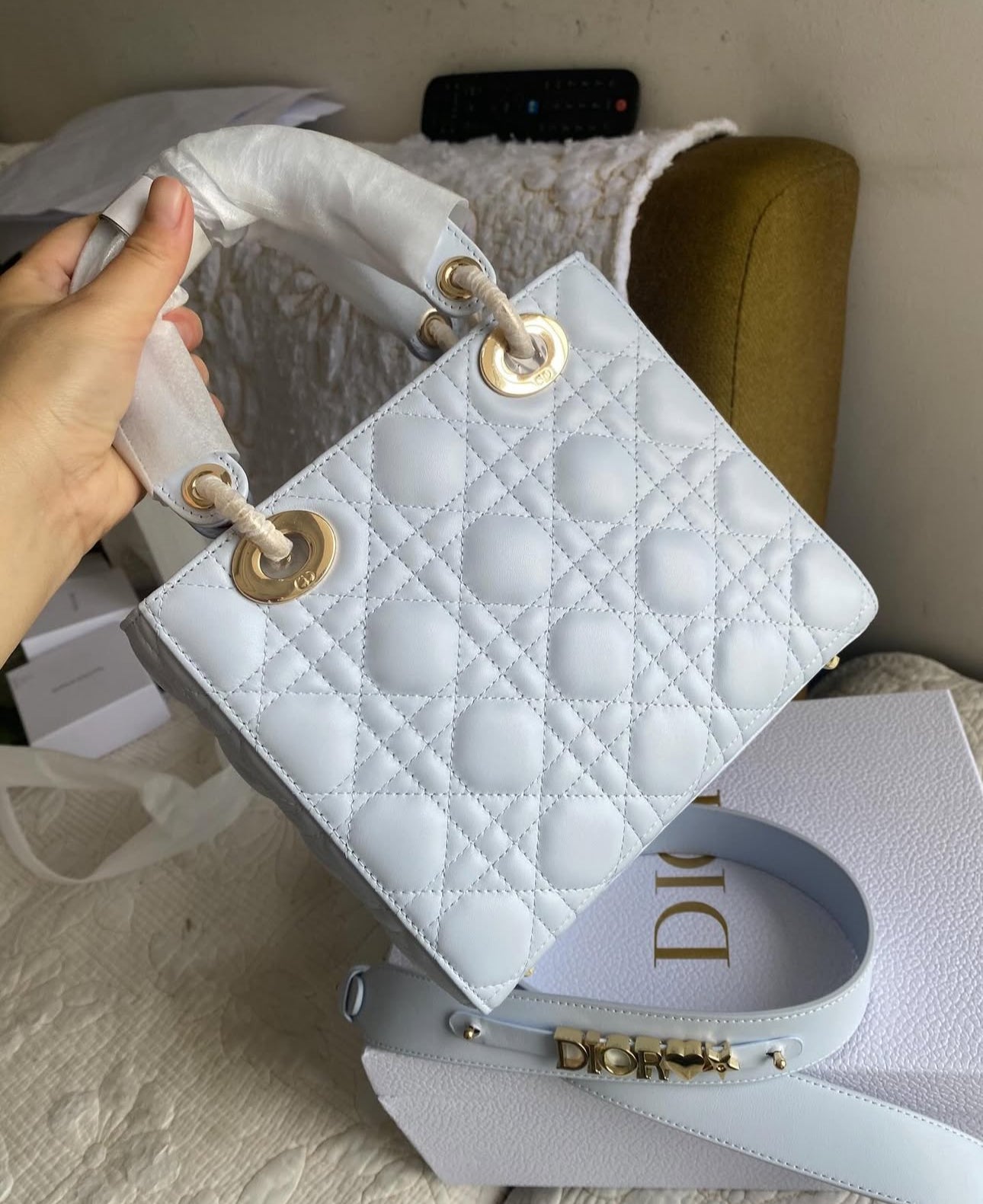 White My ABCDior Lady Bag