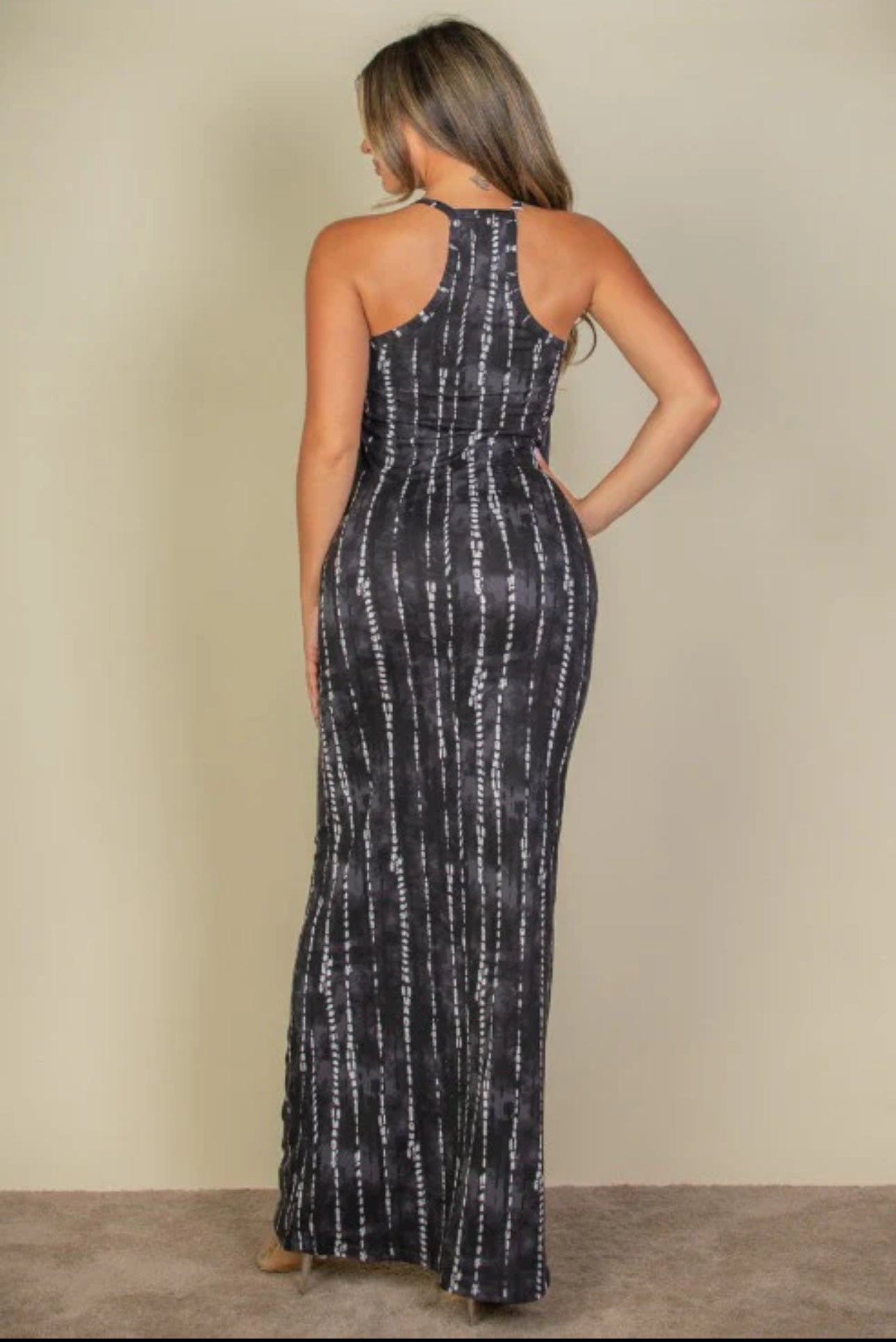 $20 DRESS | Splatter Tank Bodycon Maxi Dress (4 COLORS) SMALL-3X