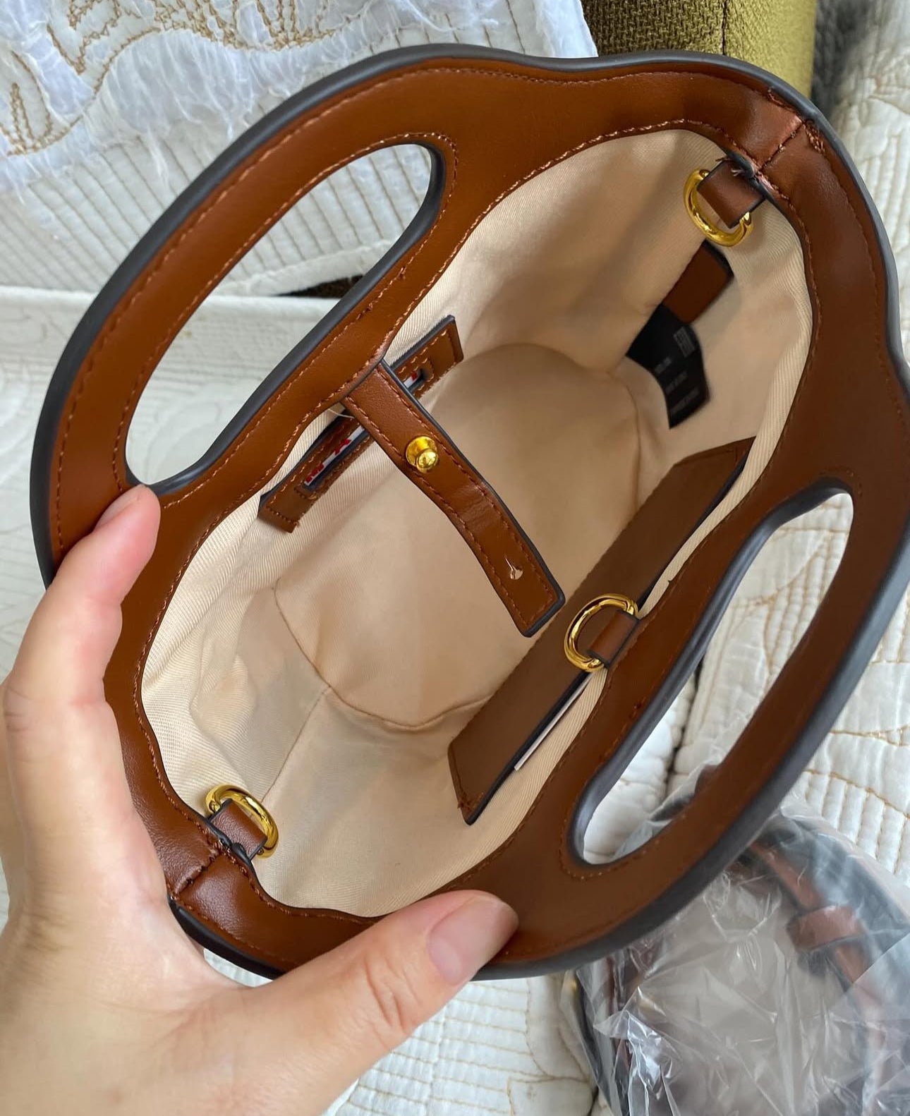 Marni Tropicalia Bag in Brown & Raffia