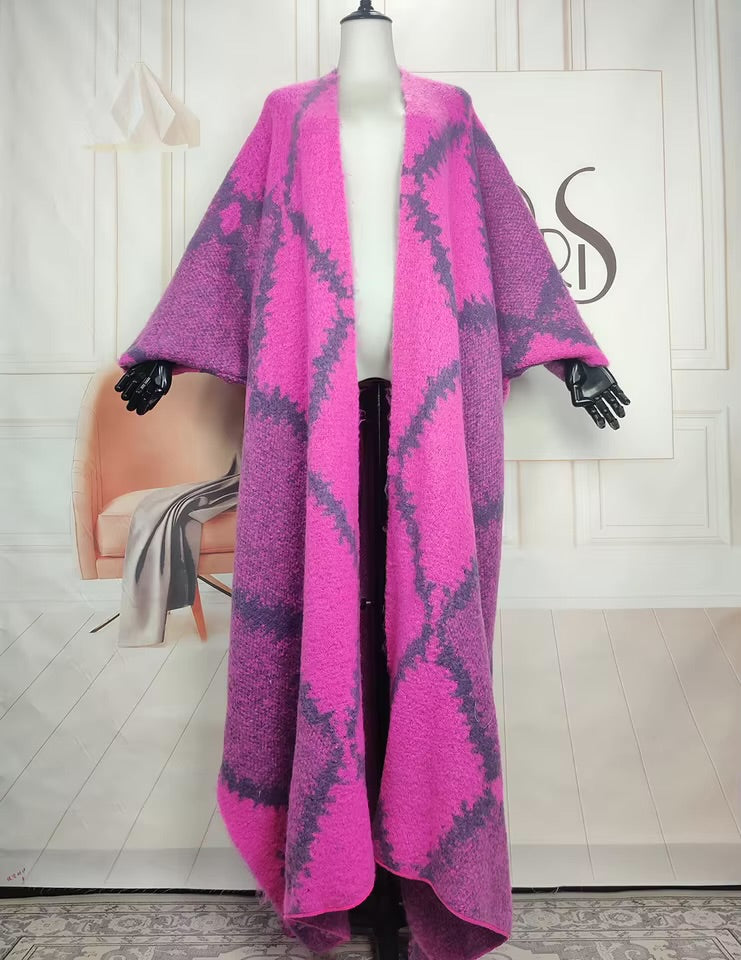 Electric Pink | Cardigan Kimono Duster **PREORDER** SHIPS IN 10-15 BUSINESS DAYS FROM ORDER DATE