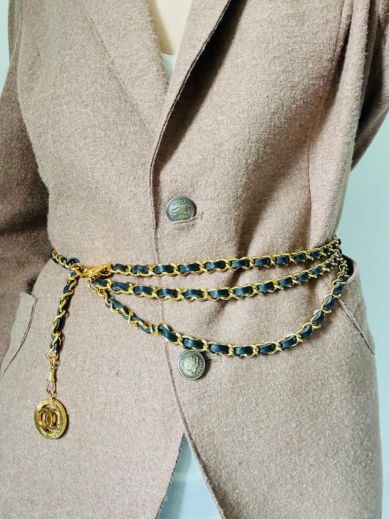 Vintage Coco Chain Belt