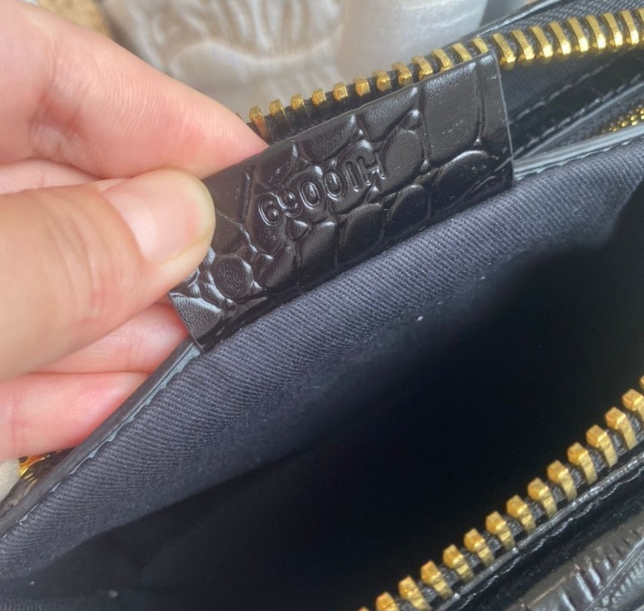 Antigona Bag Croc Embossed