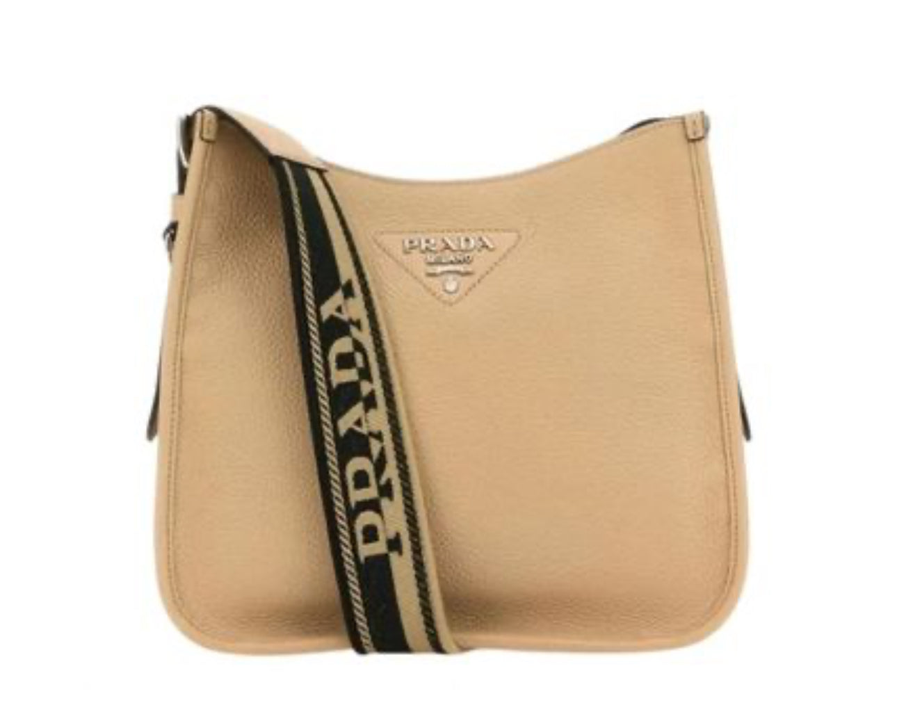 Beige Leather Mini Shoulder Bag