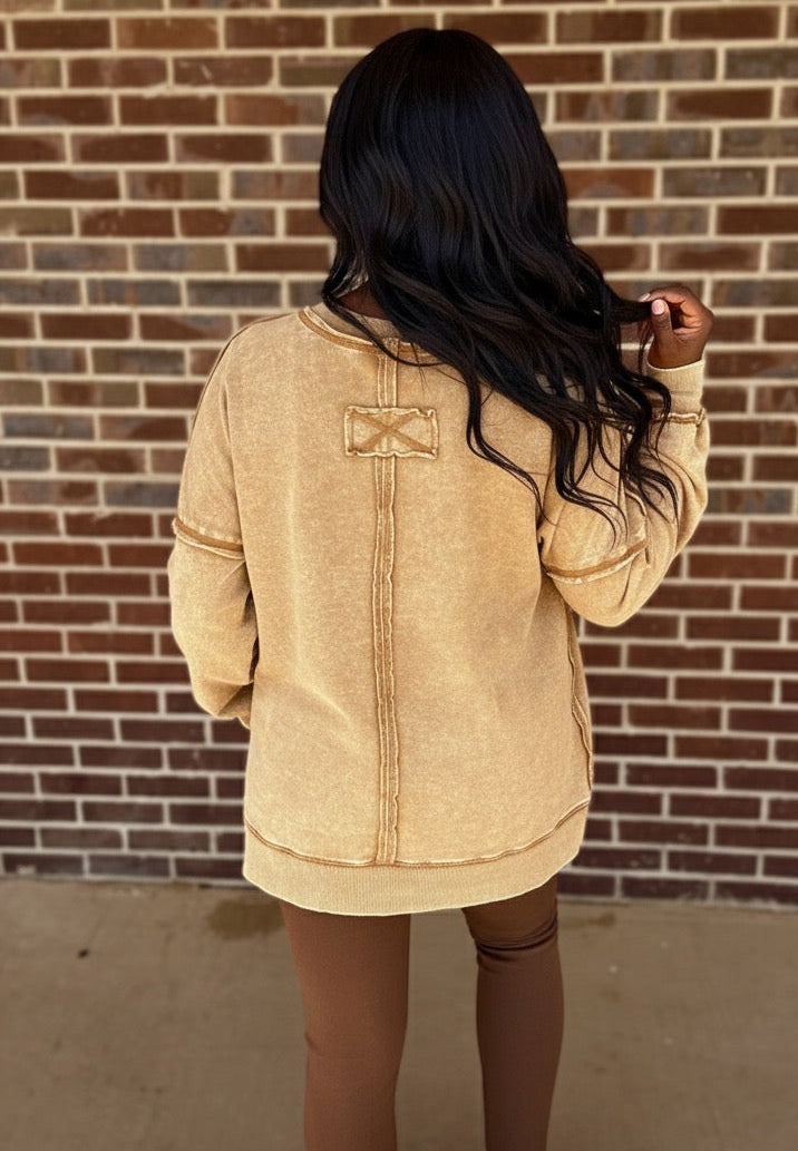 Washed Caramel 2 Piece Set (MEDIUM ONLY)