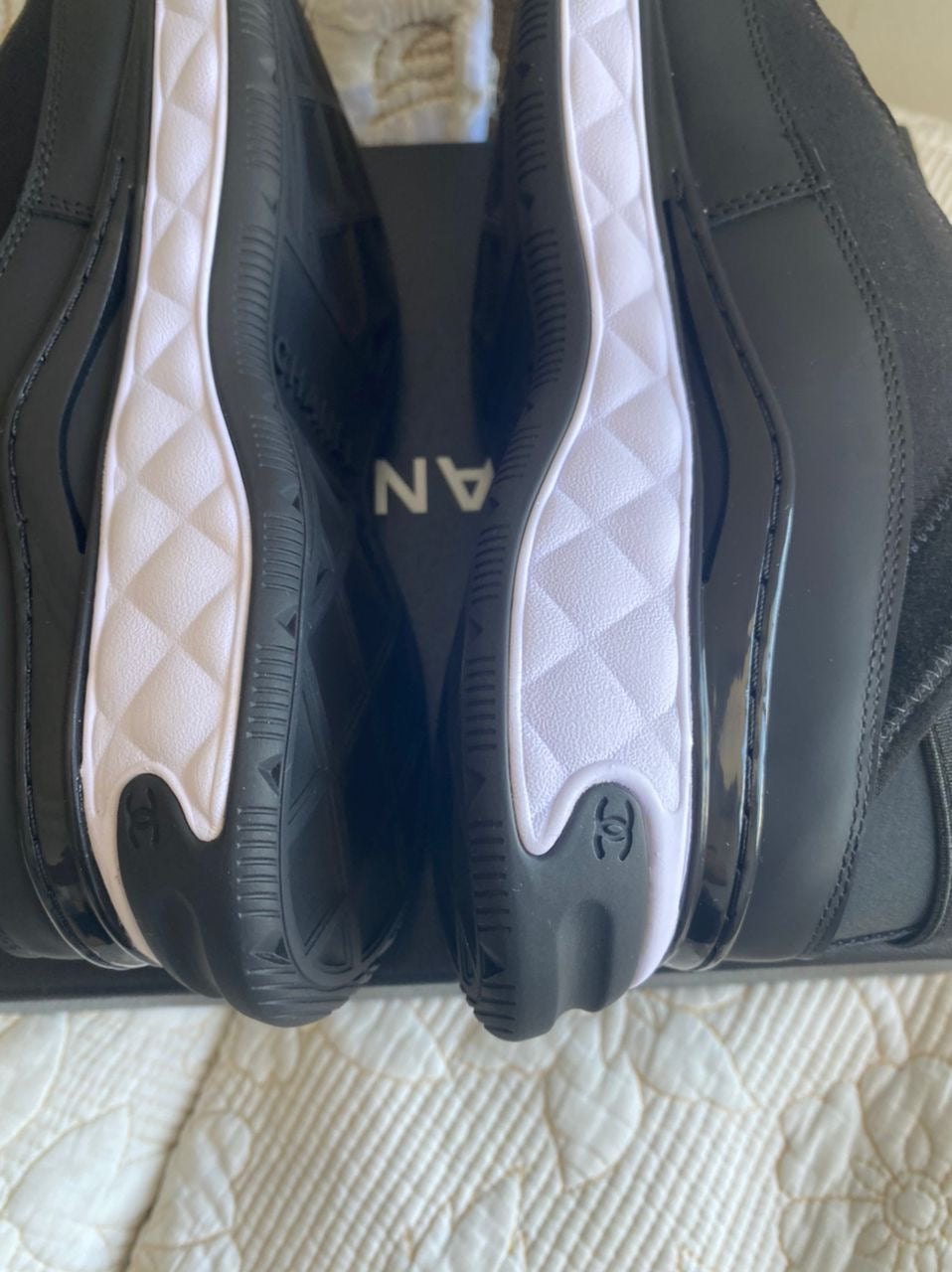 Sneaker Coco en cuir de veau velours