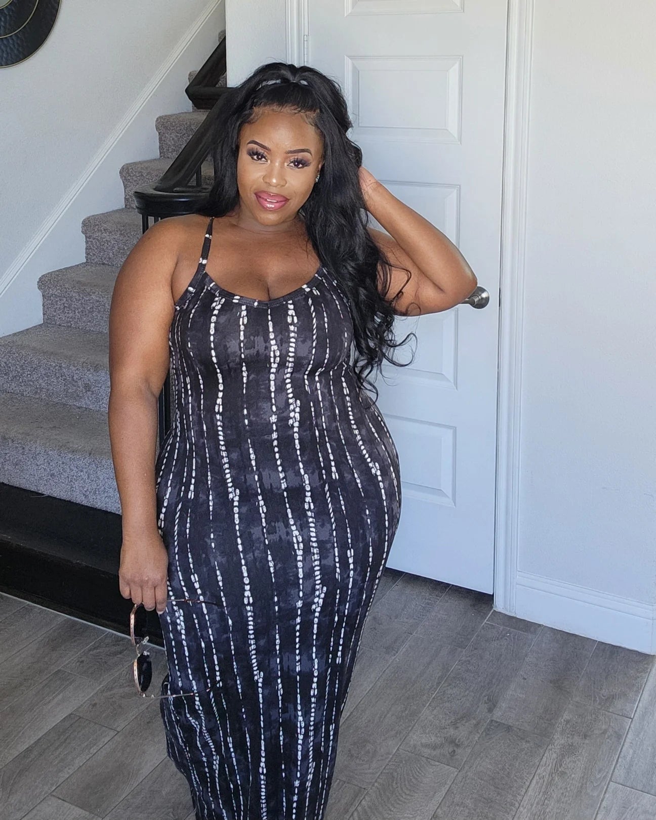 $20 DRESS | Splatter Tank Bodycon Maxi Dress (4 COLORS) SMALL-3X