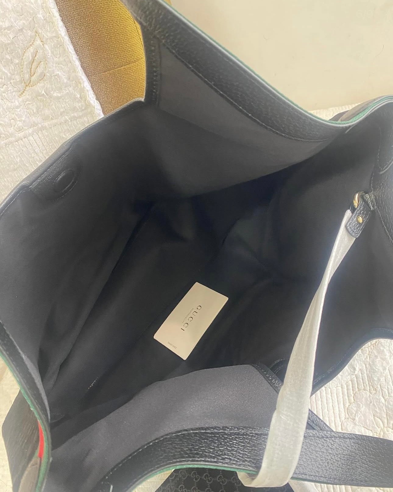 Large Giglio Tote bag | Black