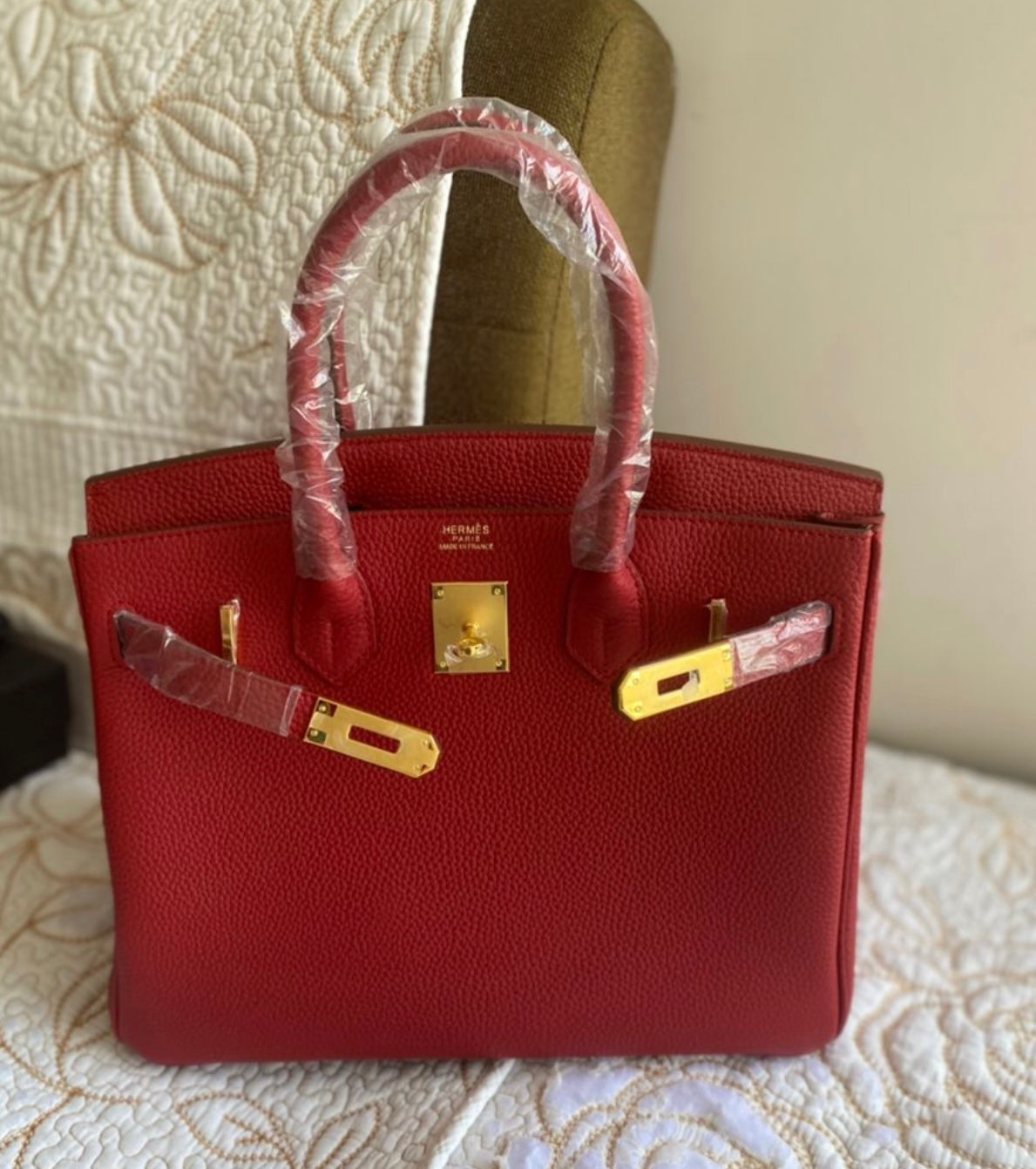 Birkin 25 Red