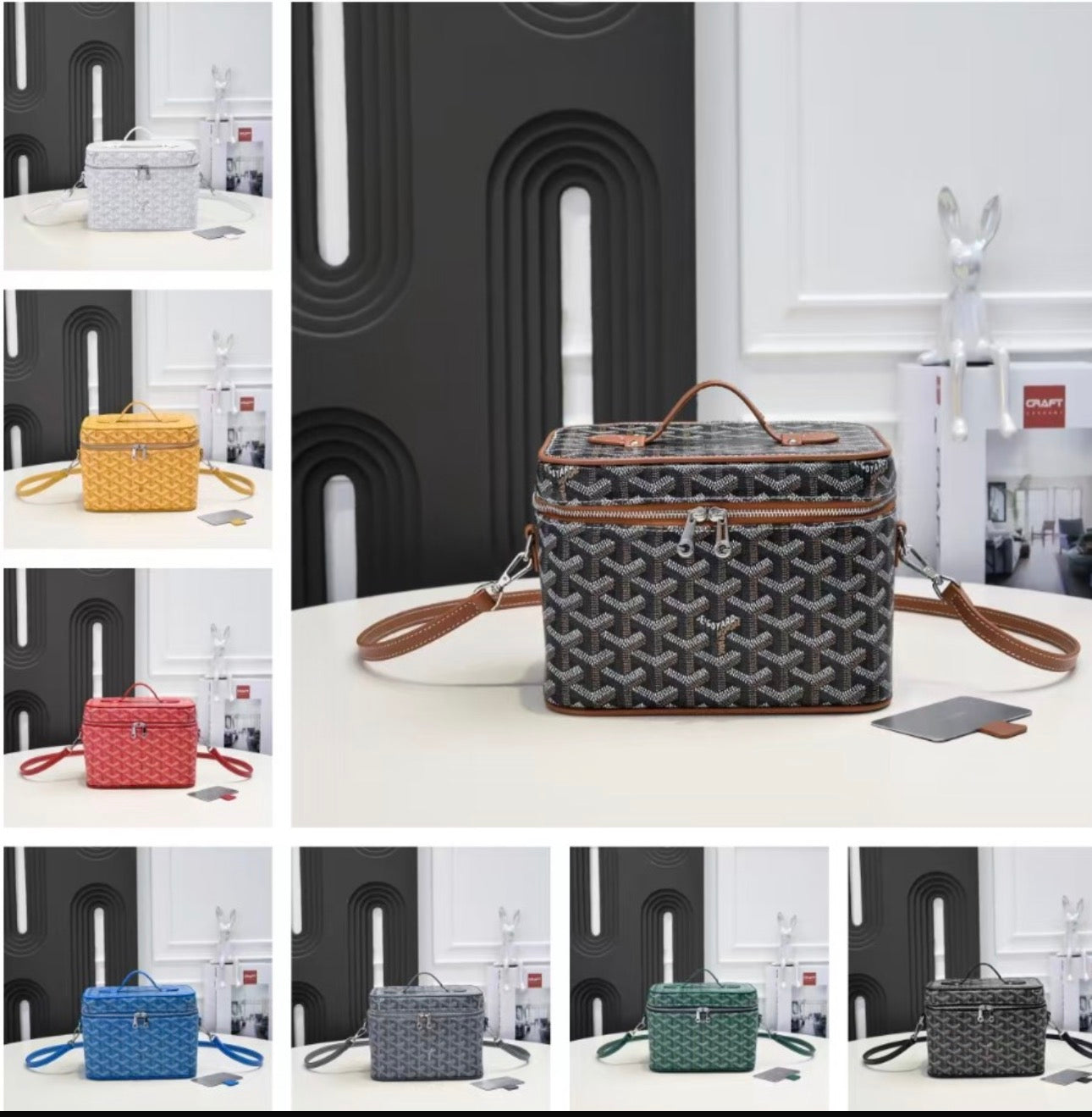 Muse Vanity Case Coated Canvas Goyard | 8 Colors
