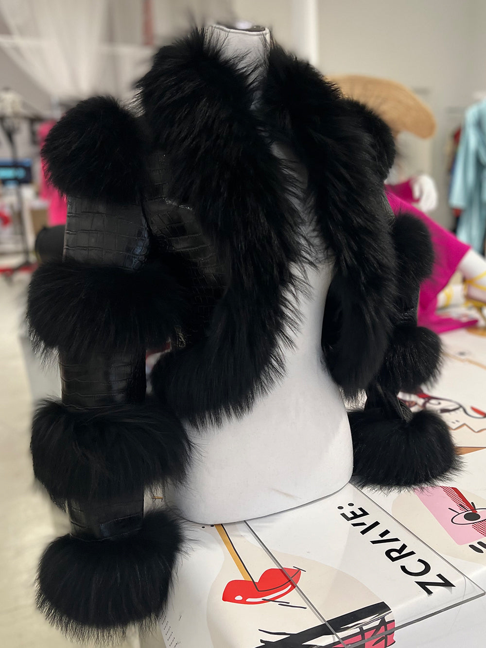 Real Fox Fur Jacket (Preorder) Arrives 15-30 business days from order date