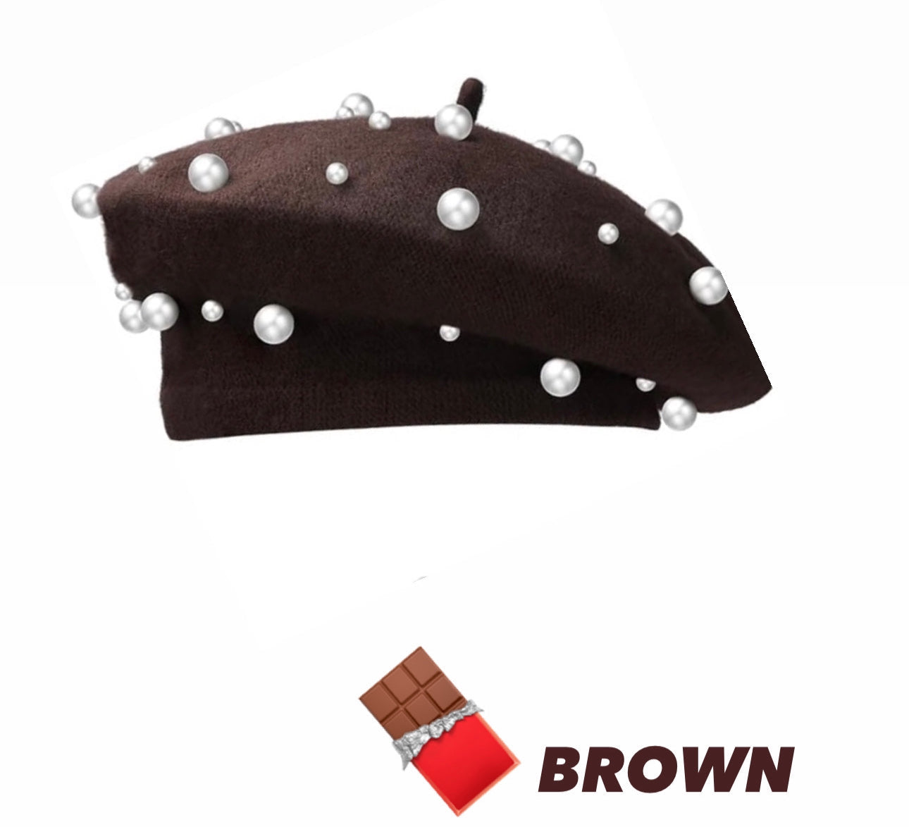 IN STOCK Jasmine Pearl Beret