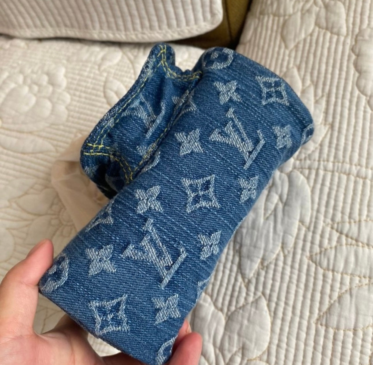 Nano Speedy Monogram Denim