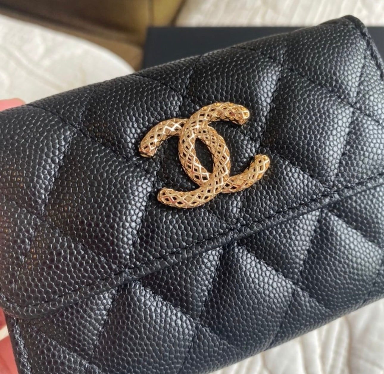Coco Cavier Small Flap Coin Purse (2 Colors)