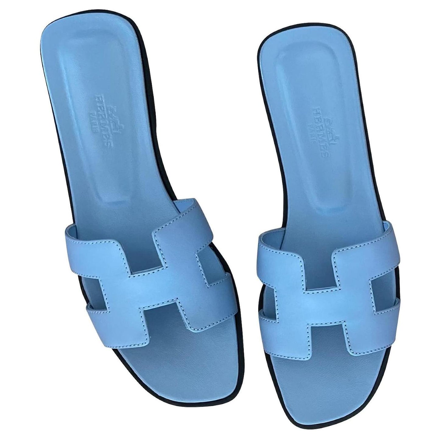 Sandales Oran bleu clair