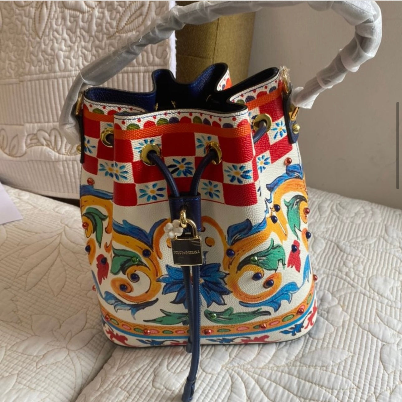 DG Majolica Bucket Bag