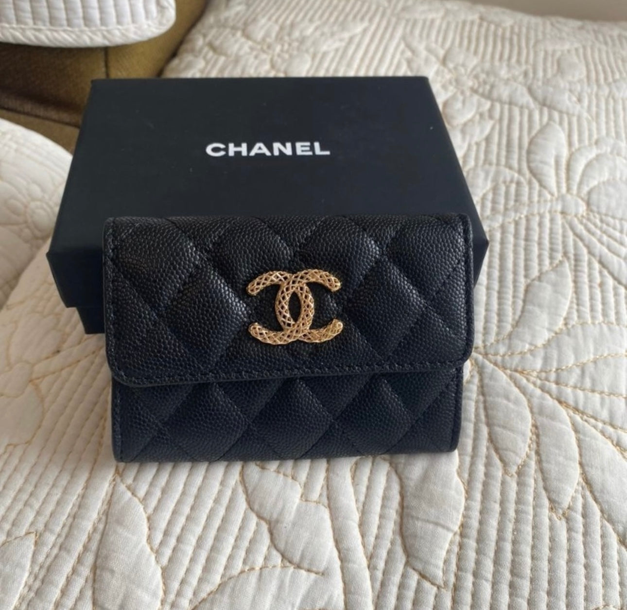 Coco Cavier Small Flap Coin Purse (2 Colors)