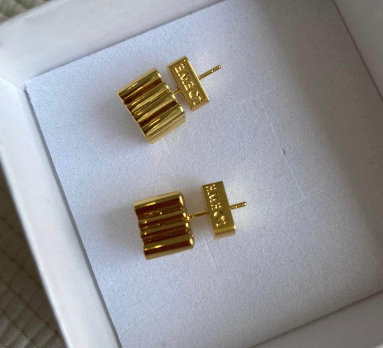 Loewe Anagram Stud Earring