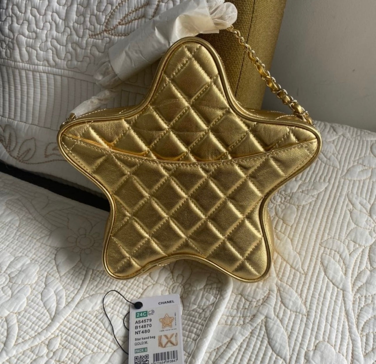 Sac à main Coco étoile dorée