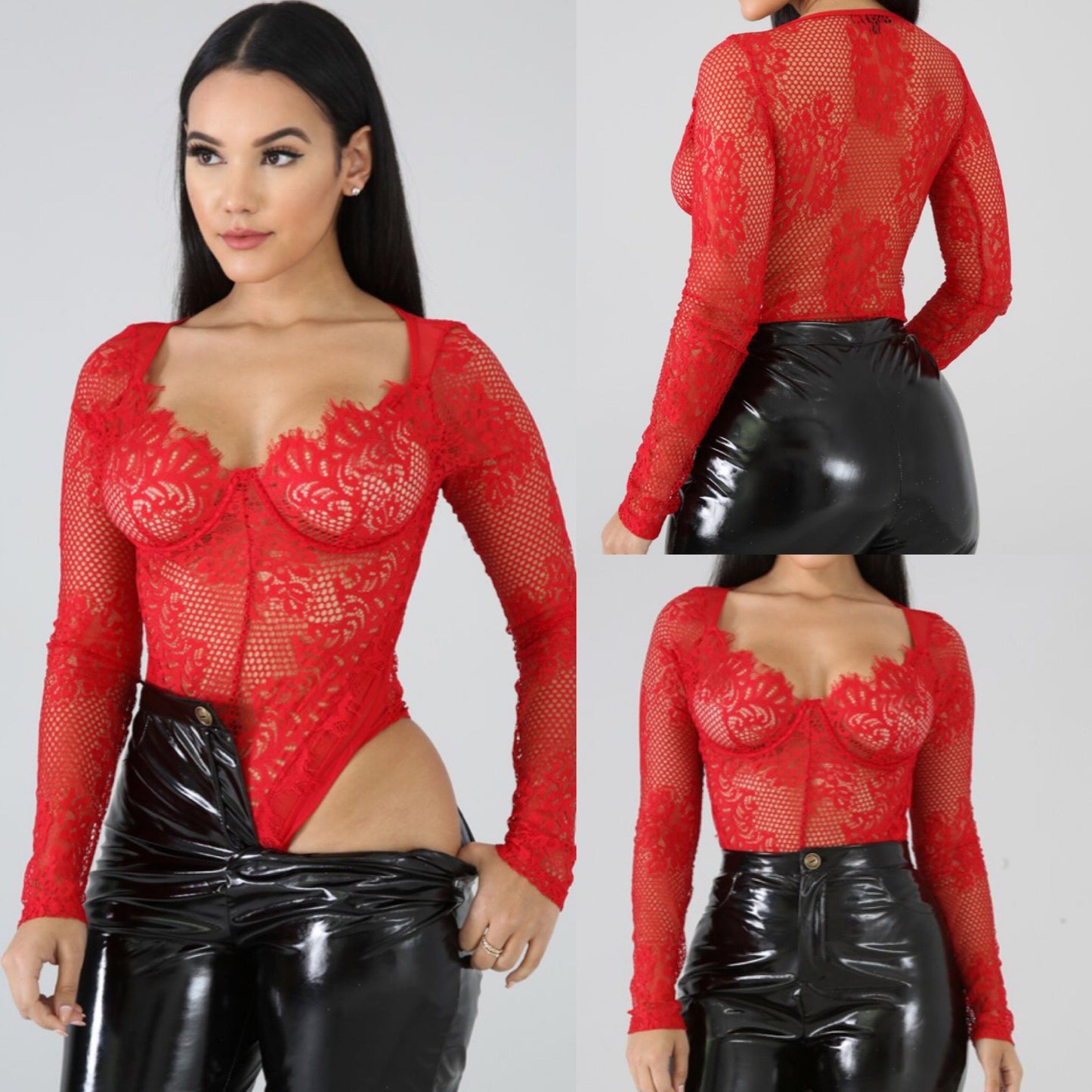 "Lace Over Love" Bodysuit