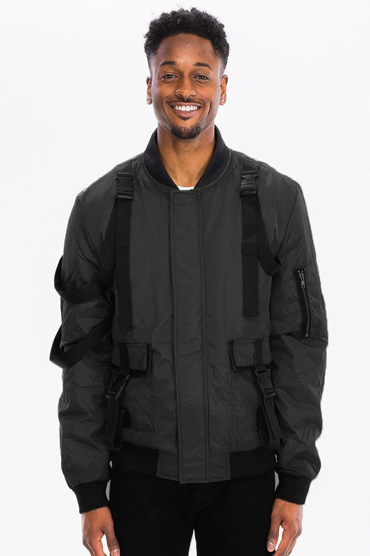 VESTE UTILITAIRE À BRACELET POUR HOMMES