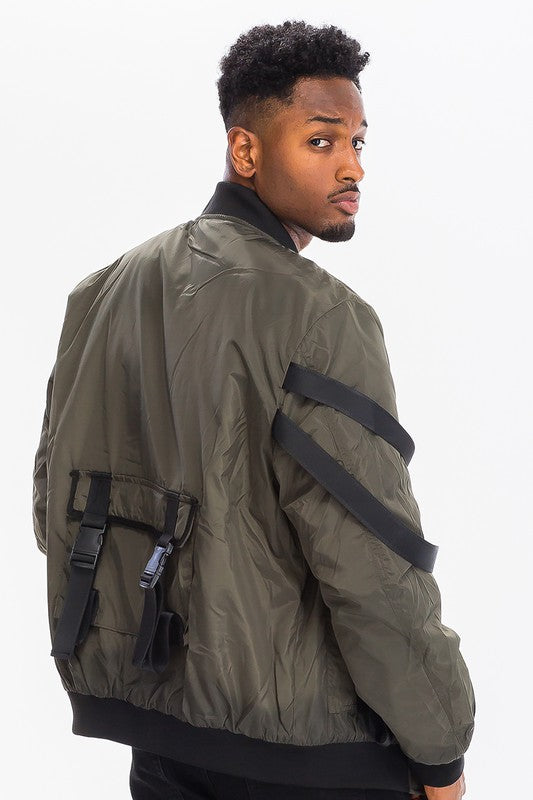 VESTE UTILITAIRE À BRACELET POUR HOMMES