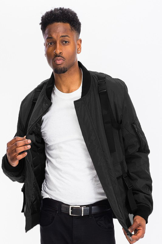 VESTE UTILITAIRE À BRACELET POUR HOMMES