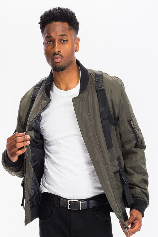 VESTE UTILITAIRE À BRACELET POUR HOMMES