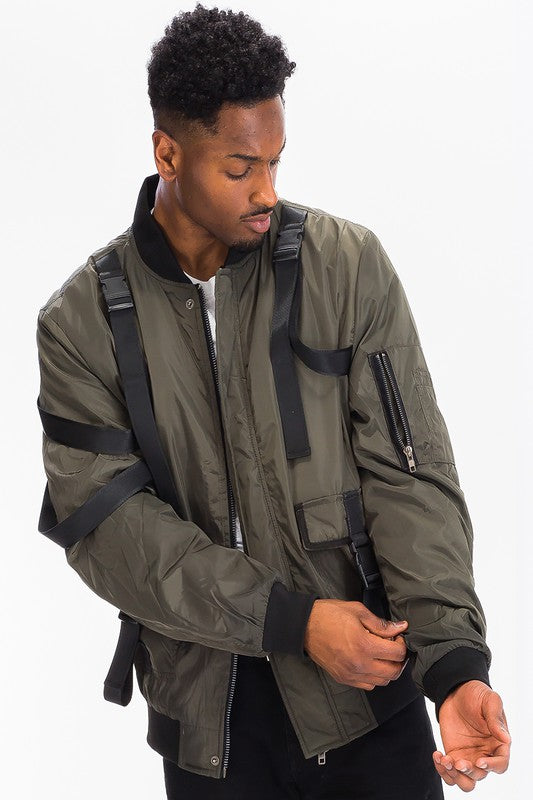 VESTE UTILITAIRE À BRACELET POUR HOMMES