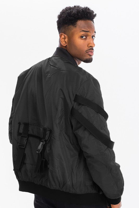 VESTE UTILITAIRE À BRACELET POUR HOMMES