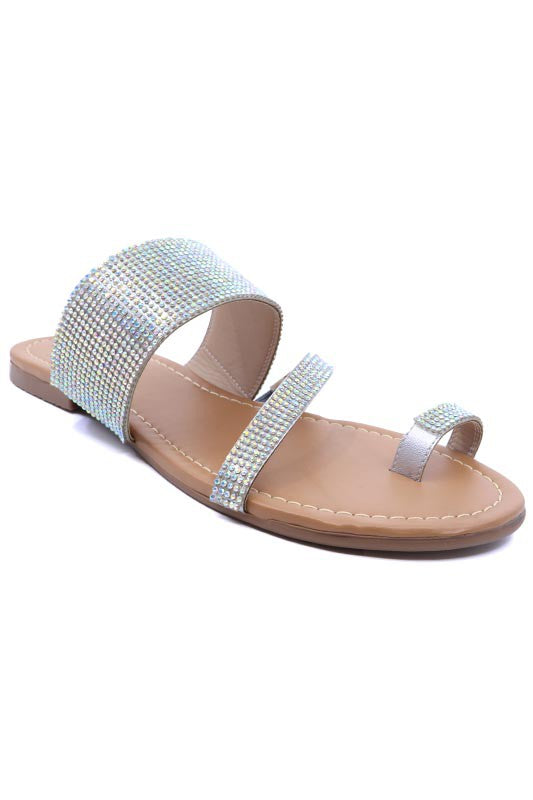 Claquette Bling à lanières