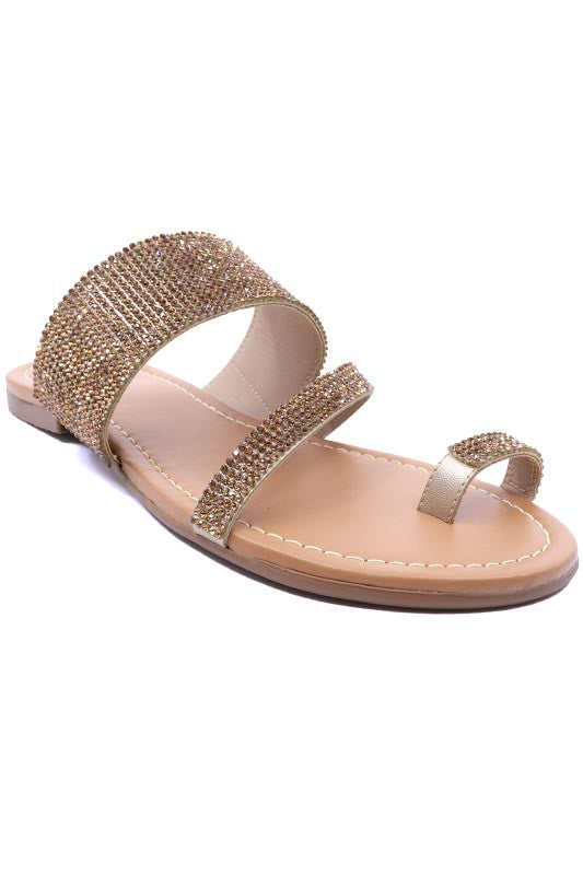 Claquette Bling à lanières
