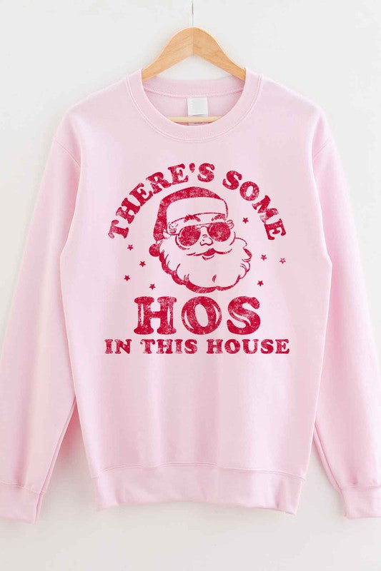 CHRISTMAS HOS GRAPHIC SWEATSHIRT PLUS SIZE