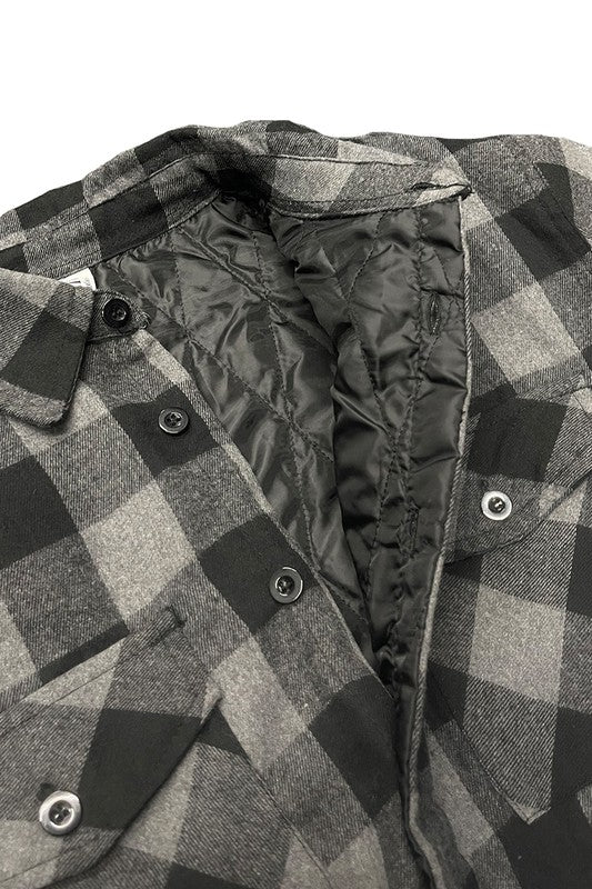 Flanelle matelassée pour hommes