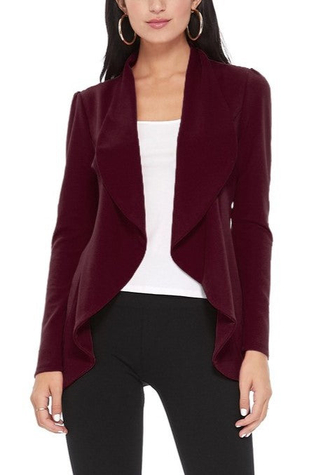 Blazer esencial liso