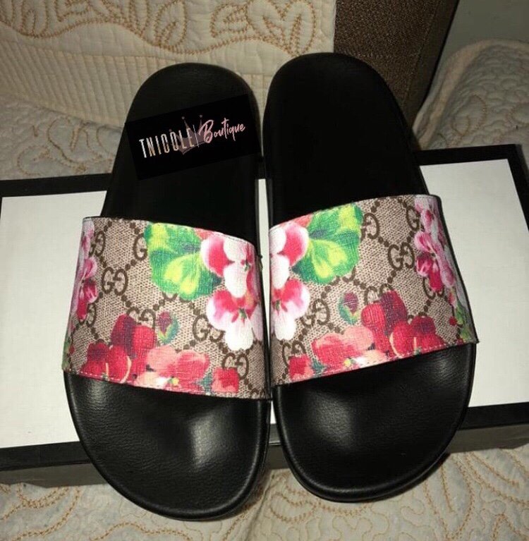 Pink Bloom Slides