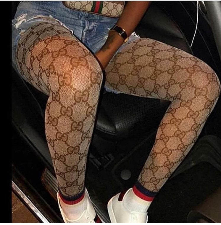 Brown GG Tights